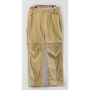 Mens Eddie Bauer Convertible TECH Nylon Stretch Pants‎ Sz 38 38x34 Hiking 🥾